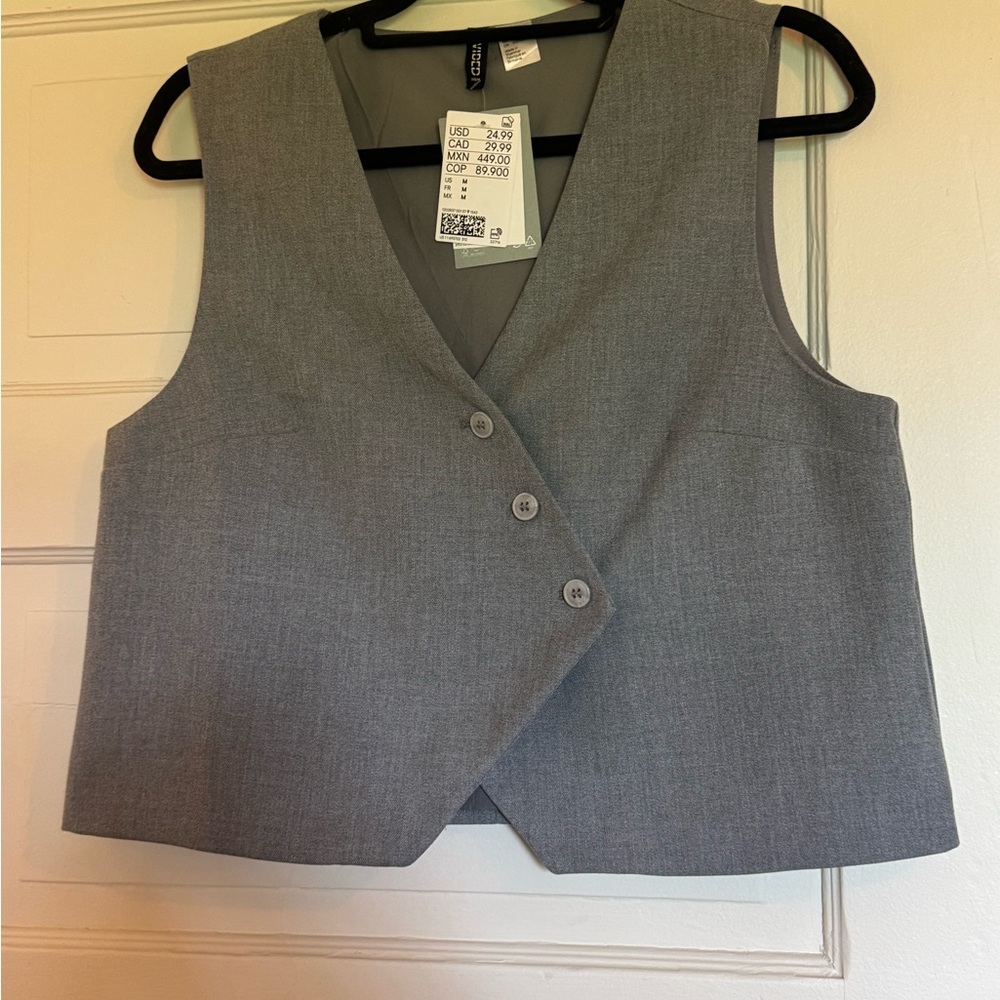 H&M Light Gray Vest
